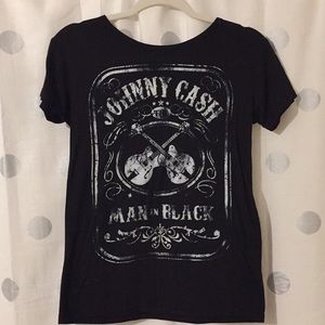 Johnny Cash black T shirt